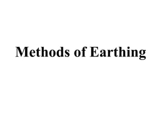 Power system earthing | PPTX