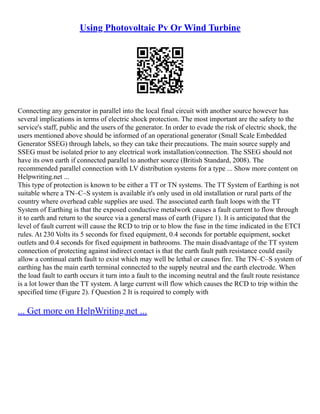 Power System Essay | PDF