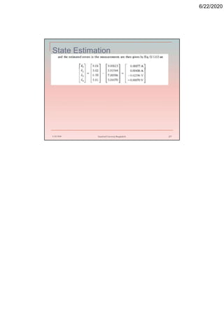 6/22/2020
State Estimation
6/22/2020 Stamford University Bangladesh 237
 