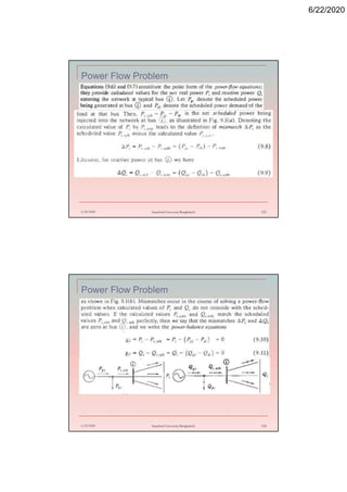 6/22/2020
Power Flow Problem
6/22/2020 Stamford University Bangladesh 123
Power Flow Problem
6/22/2020 Stamford University Bangladesh 124
 