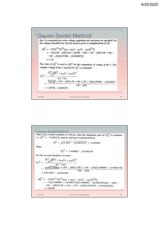 6/22/2020
Gauss-Seidel Method
6/22/2020 Stamford University Bangladesh 129
Gauss-Seidel Method
6/22/2020 Stamford University Bangladesh 130
 