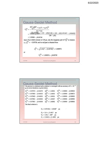 6/22/2020
Gauss-Seidel Method
6/22/2020 Stamford University Bangladesh 131
Gauss-Seidel Method
6/22/2020 Stamford University Bangladesh 132
 