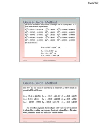 6/22/2020
Gauss-Seidel Method
6/22/2020 Stamford University Bangladesh 133
Gauss-Seidel Method
6/22/2020 Stamford University Bangladesh 134
 