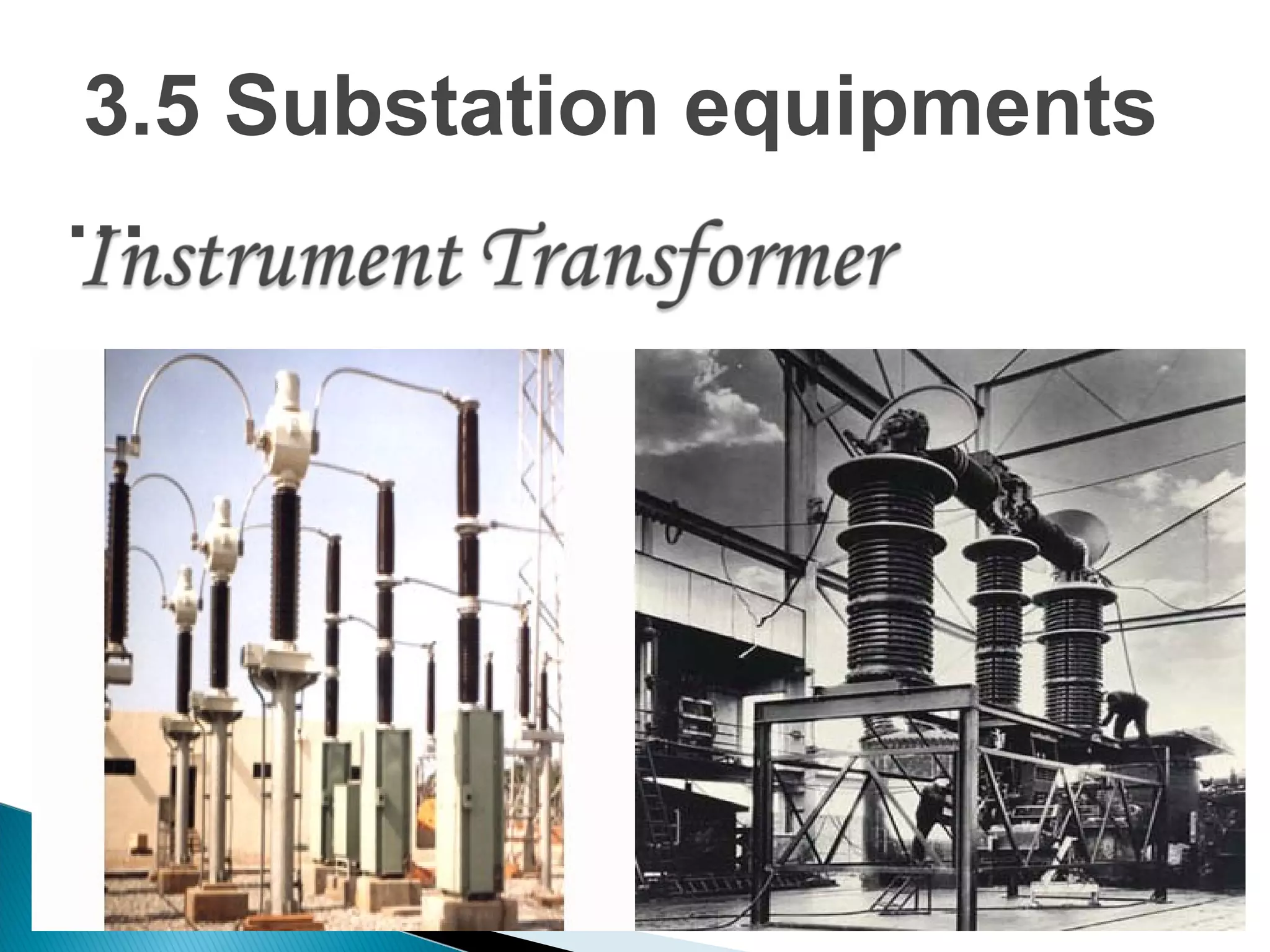 3.5 Substation equipments
…
 
