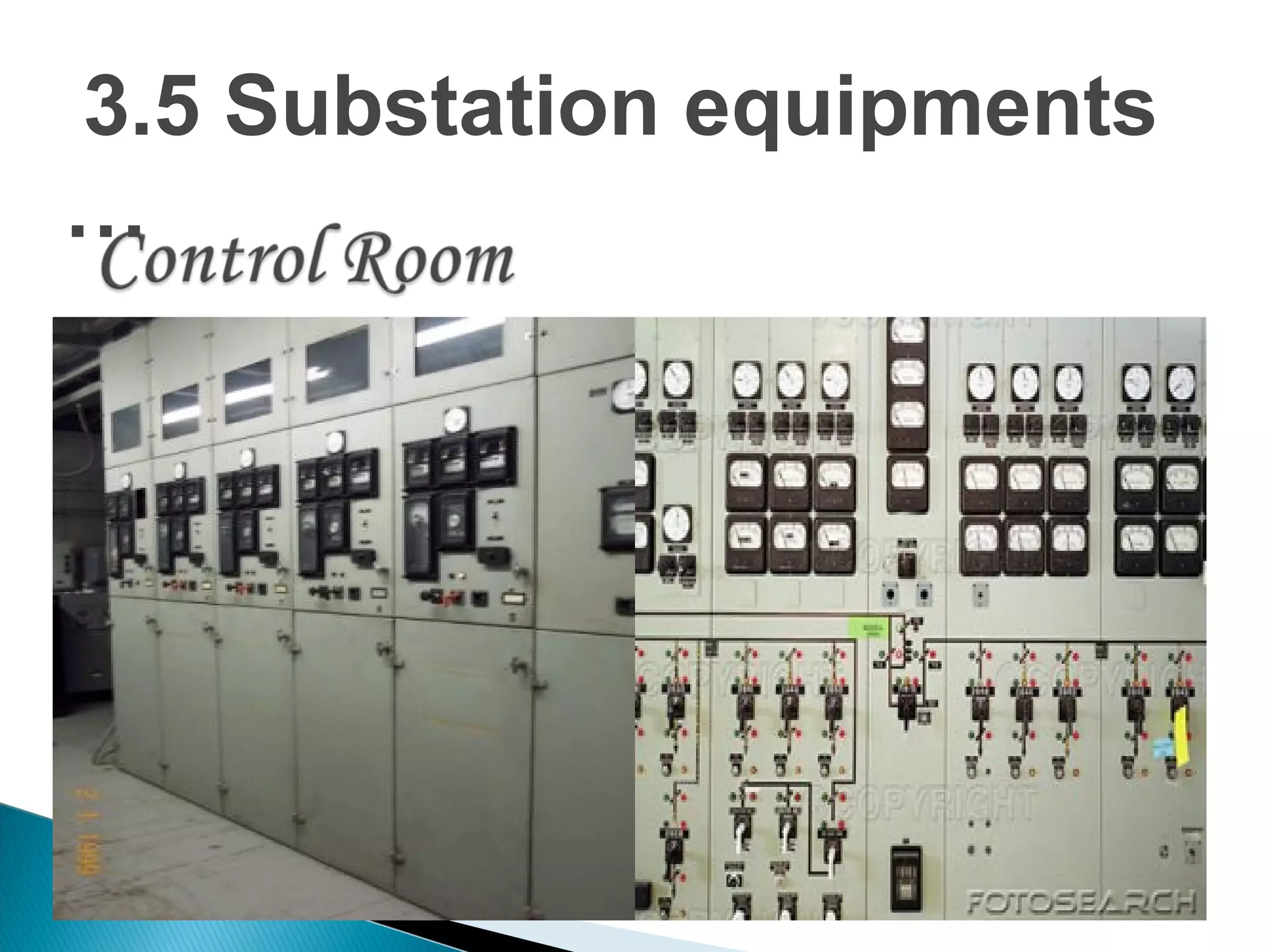 3.5 Substation equipments
…
 