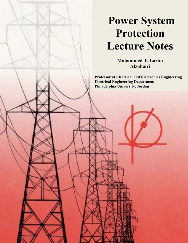 Power system protection_lecture_notes PDF