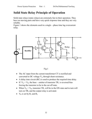 Relay Course Power system protection_lecture_notes | PDF