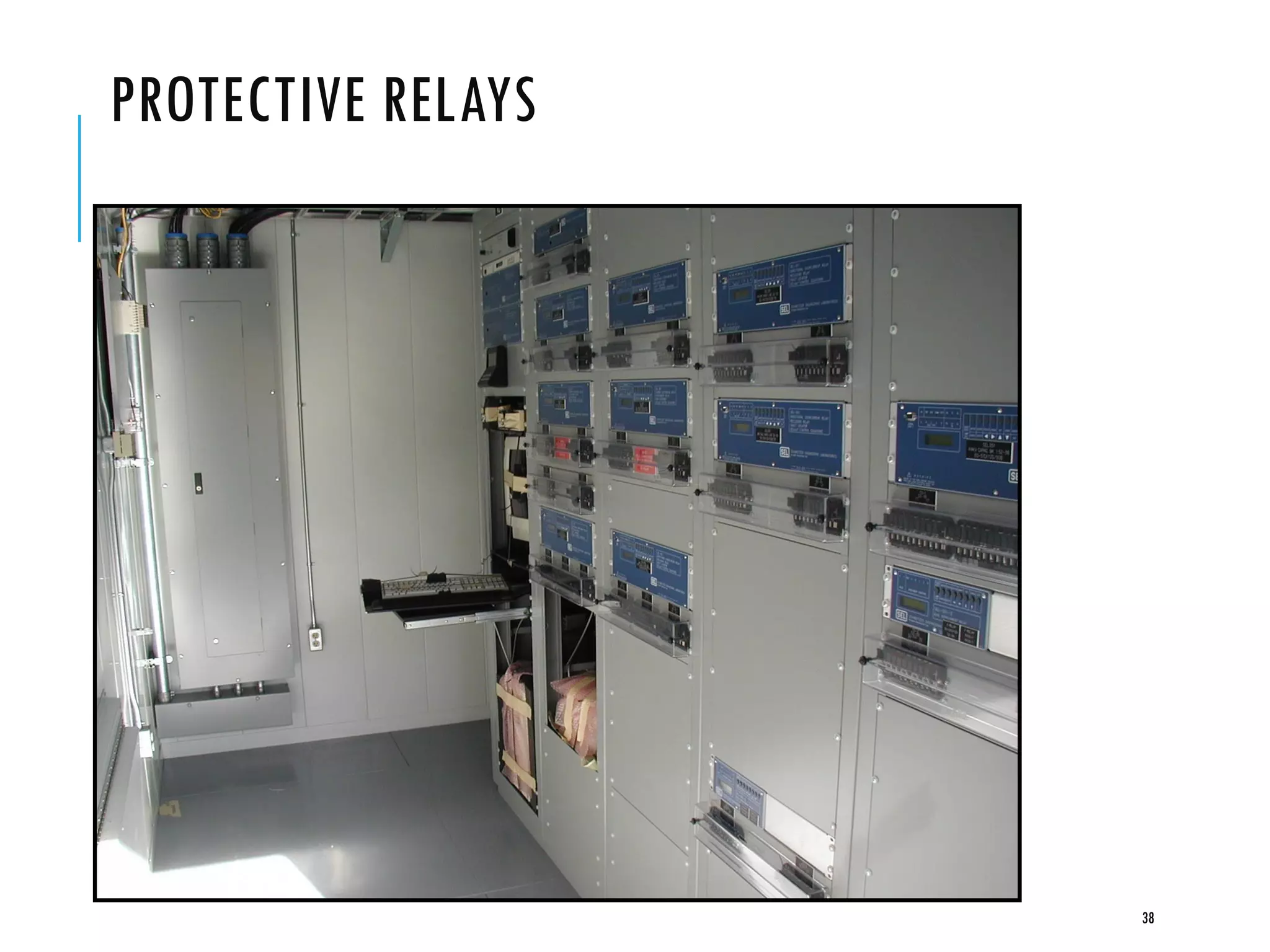 PROTECTIVE RELAYS
38
 