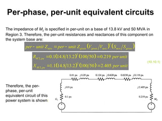 Power system representation is the method of simplifying complex three ...