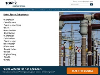 Power Systems Training Course for Non-Engineers | PPTX