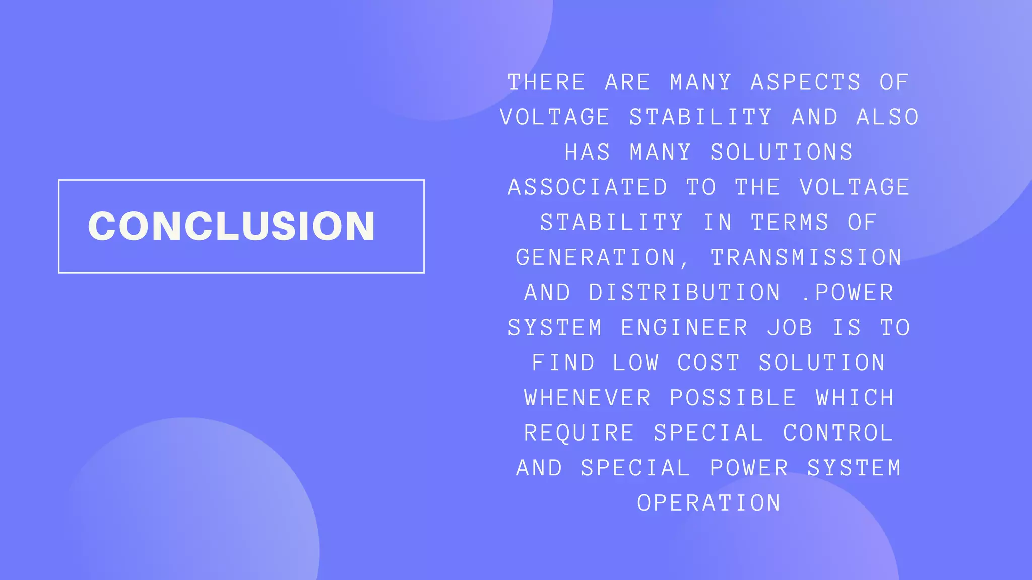 Power system voltage stability | PPTX