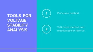 Power system voltage stability | PPTX