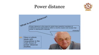 Power distance
 