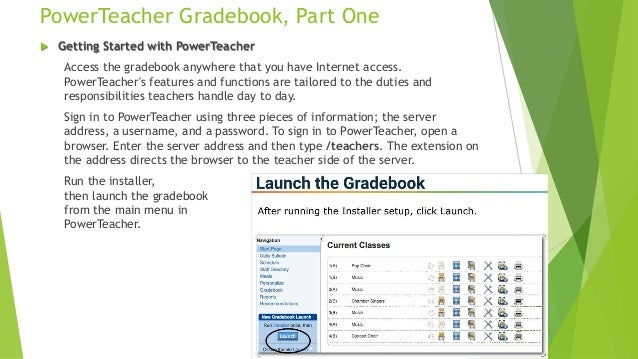 power teacher gradebook part one
