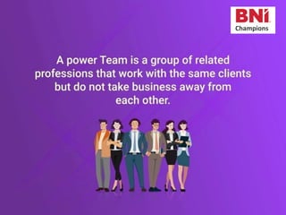Power team BNI Edu Slot | PPT