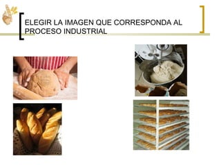 ELEGIR LA IMAGEN QUE CORRESPONDA AL
PROCESO INDUSTRIAL
 
