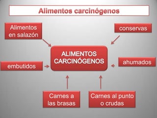 Alimentos
en salazón

conservas

ahumados

embutidos

Carnes a
las brasas

Carnes al punto
o crudas

 