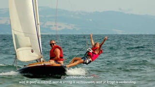 wat ik geef is mezelf, wat ik vraag is vertrouwen, wat je krijgt is verbinding
@Denkbeeldhouwer
 