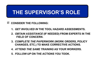Power_Tools Training for All staff on site | PPT