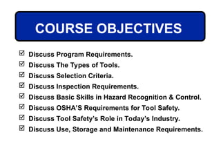 Power Tools safety for industries and domestics.ppt