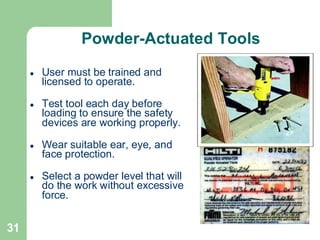 Power Tools and Hand Tools Safety while using it.pdf