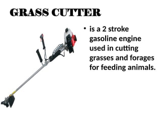 POWER TOOLS AND MACHINERIES USED IN AGRICULTURE (Ag Eng l).pptx