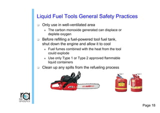 POWER TOOLS PDF and safety precautions at the workplace PDF