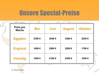 Unsere Special-Preise 