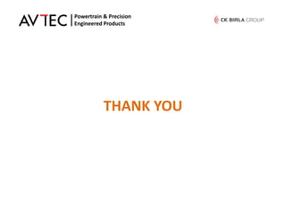 Avtec Powertrain components | PPTX