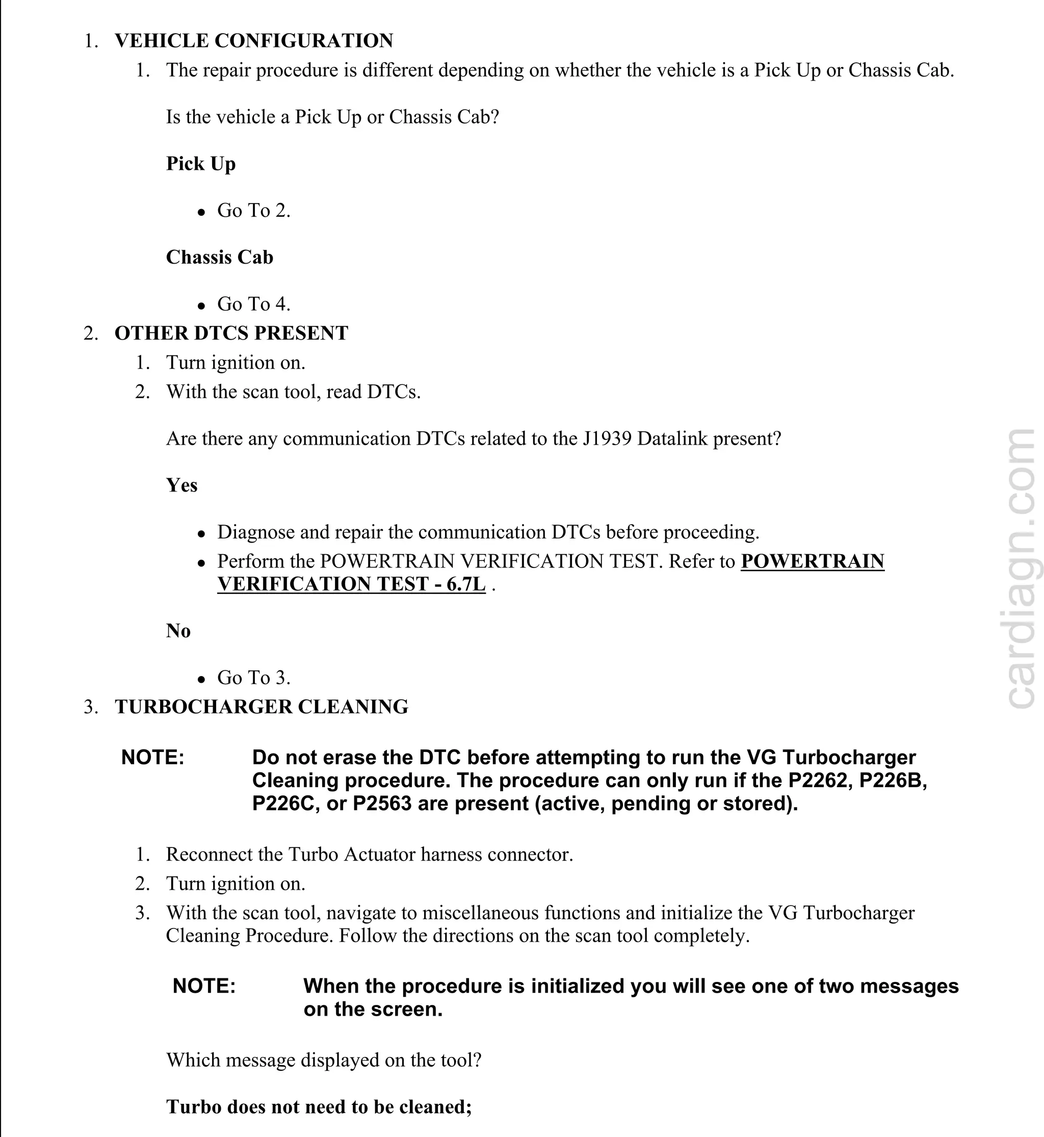 Powertrain Control Module (PCM) - Electrical Diagnostics