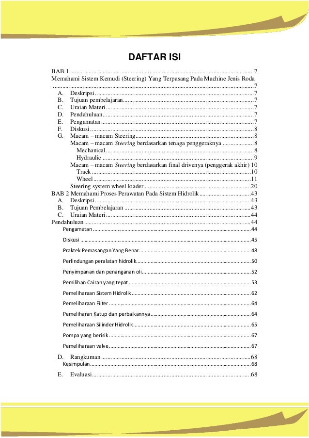 Power Train Dan Hydraulic Alat Berat