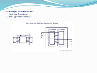Transformer Engineering Presentation on Power Transfomer Construction | PPTX