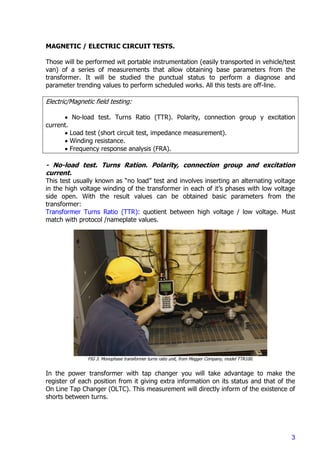 Transformer Checking Methods Power transformer maintenance | PDF