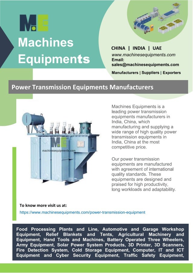 Power Transmission Equipments Manufacturers.pdf