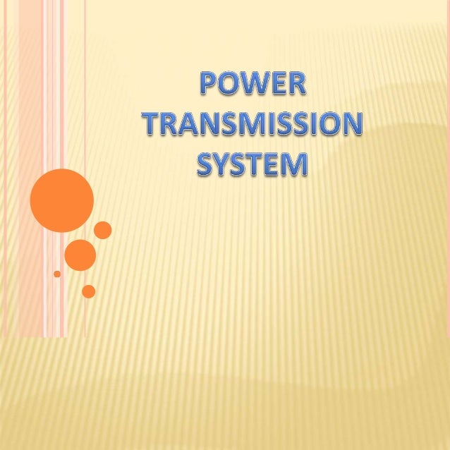 Power transmission system ppt lalit