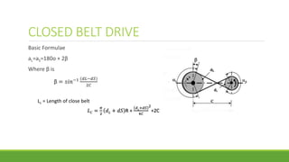 Power transmission through belts ppt | PPTX