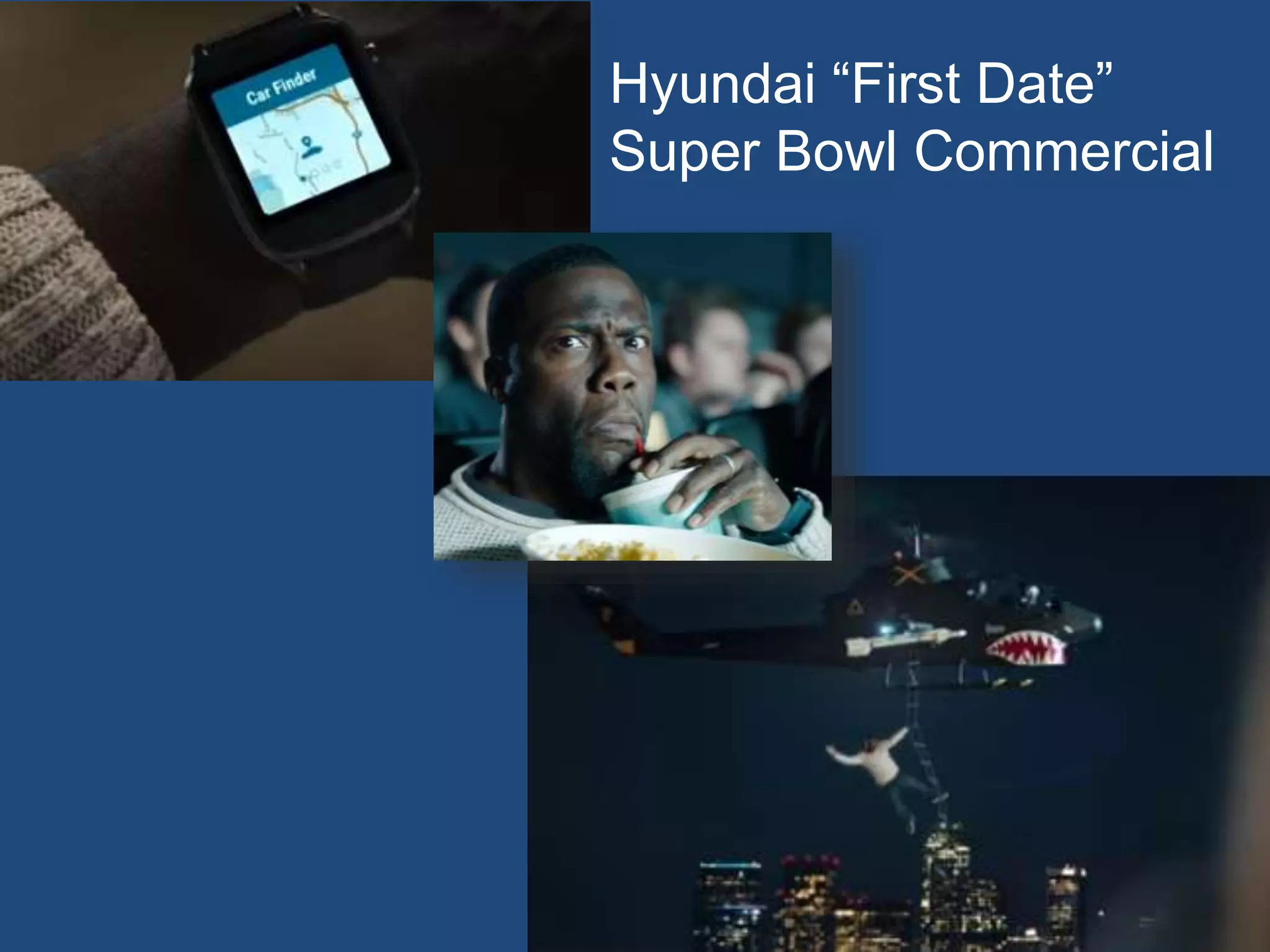 22
Hyundai “First Date”
Super Bowl Commercial
 