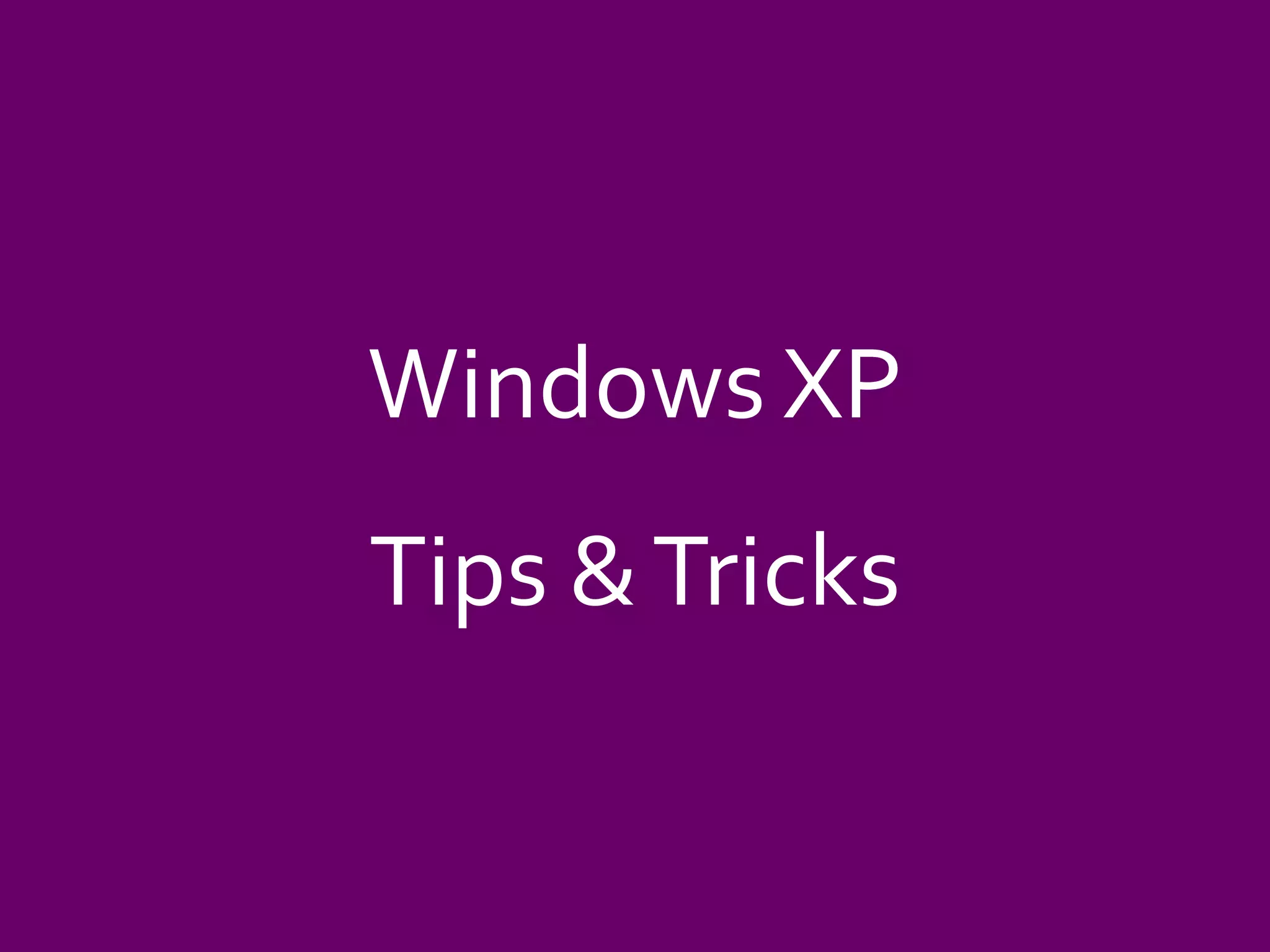 Becoming a Power User