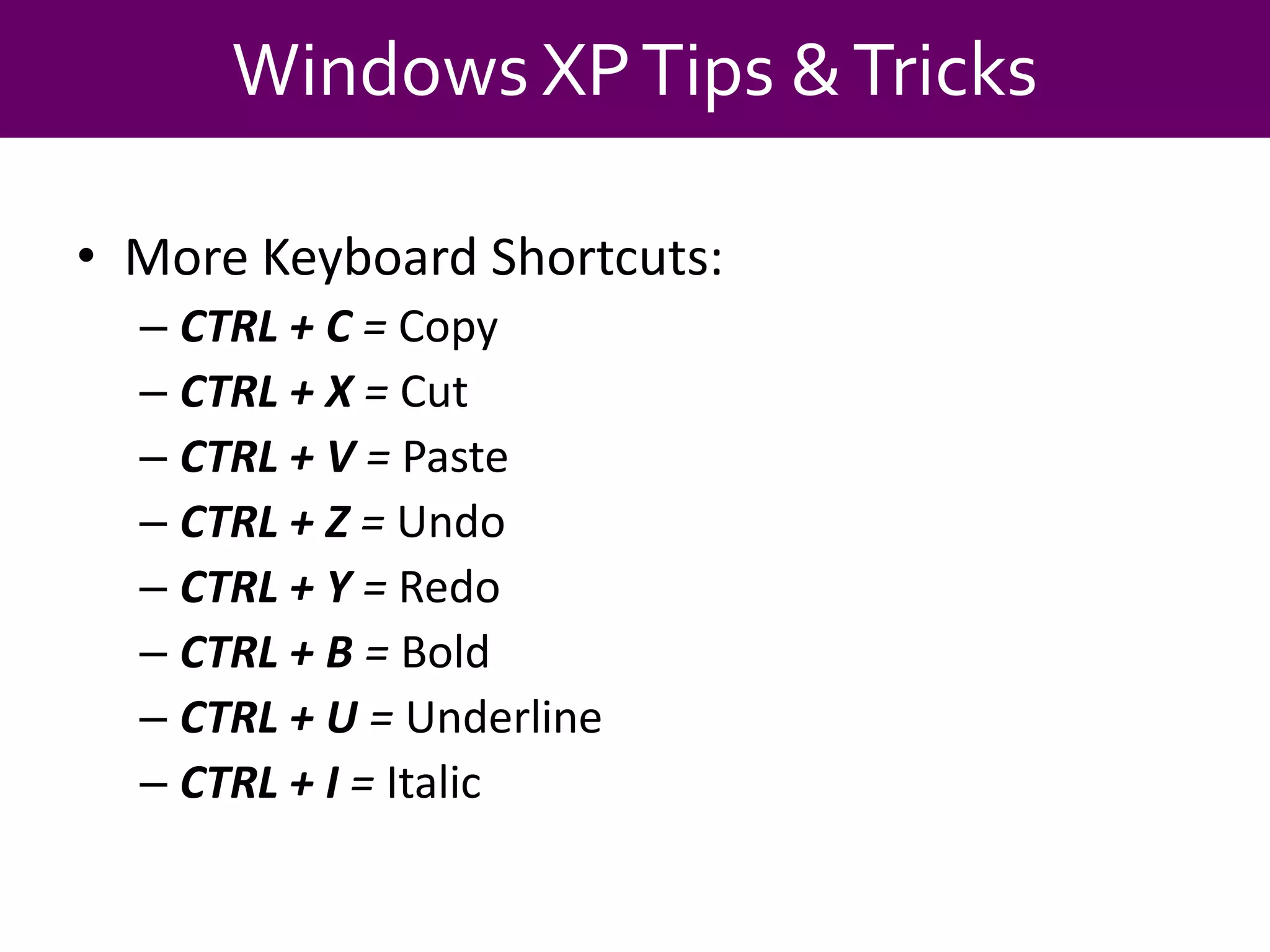 Becoming a Power User