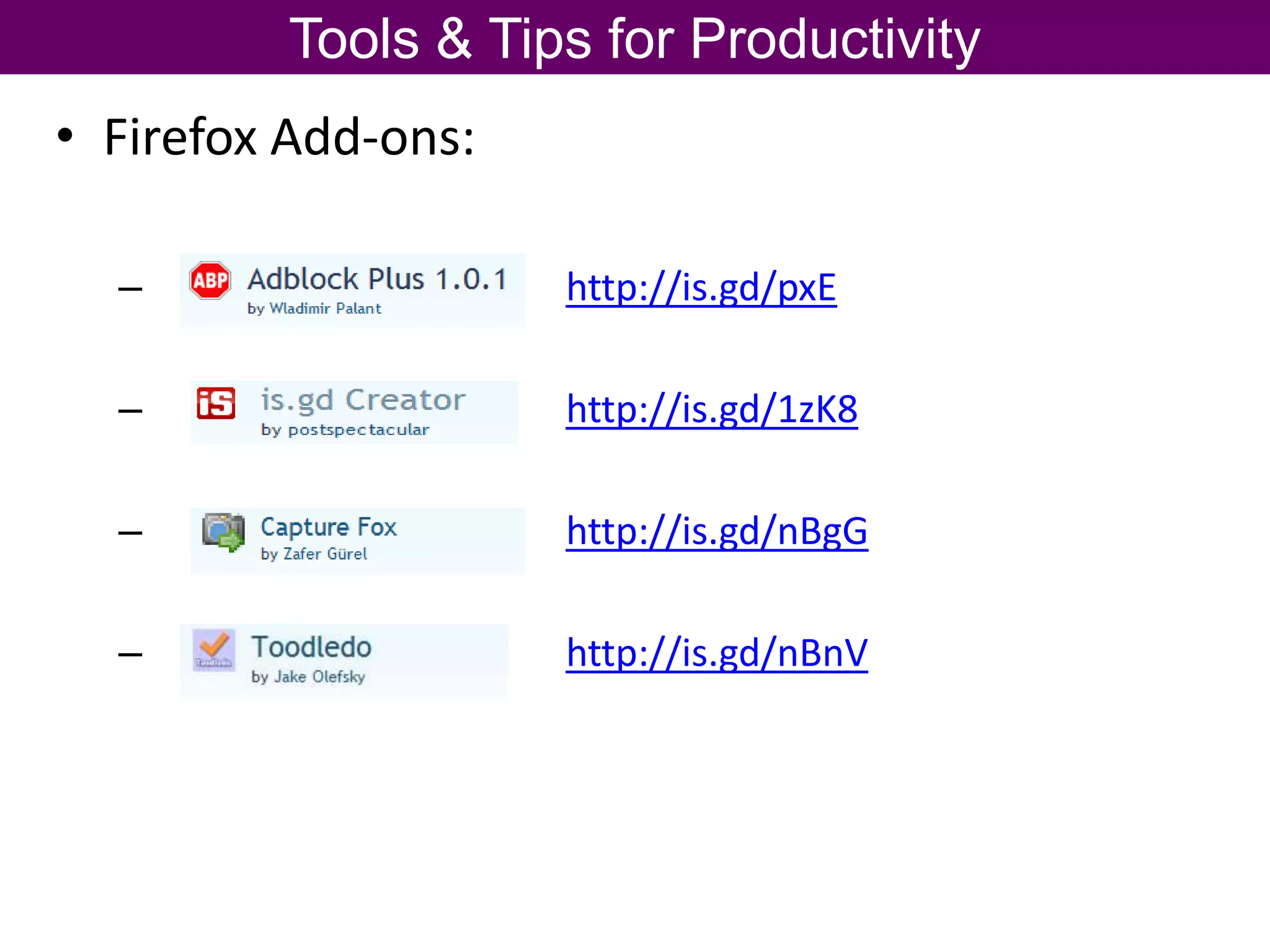 Becoming a Power User