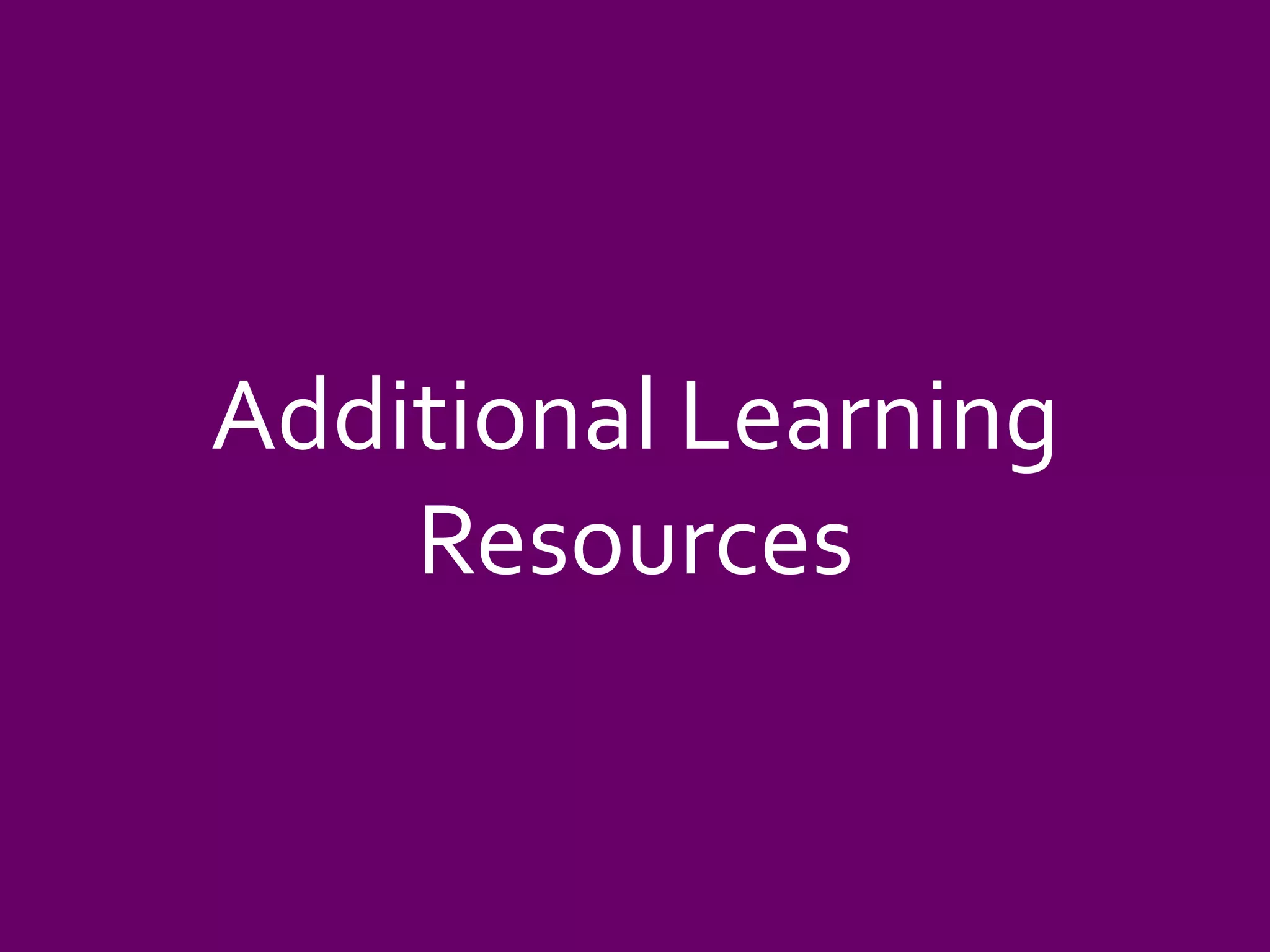 Becoming a Power User