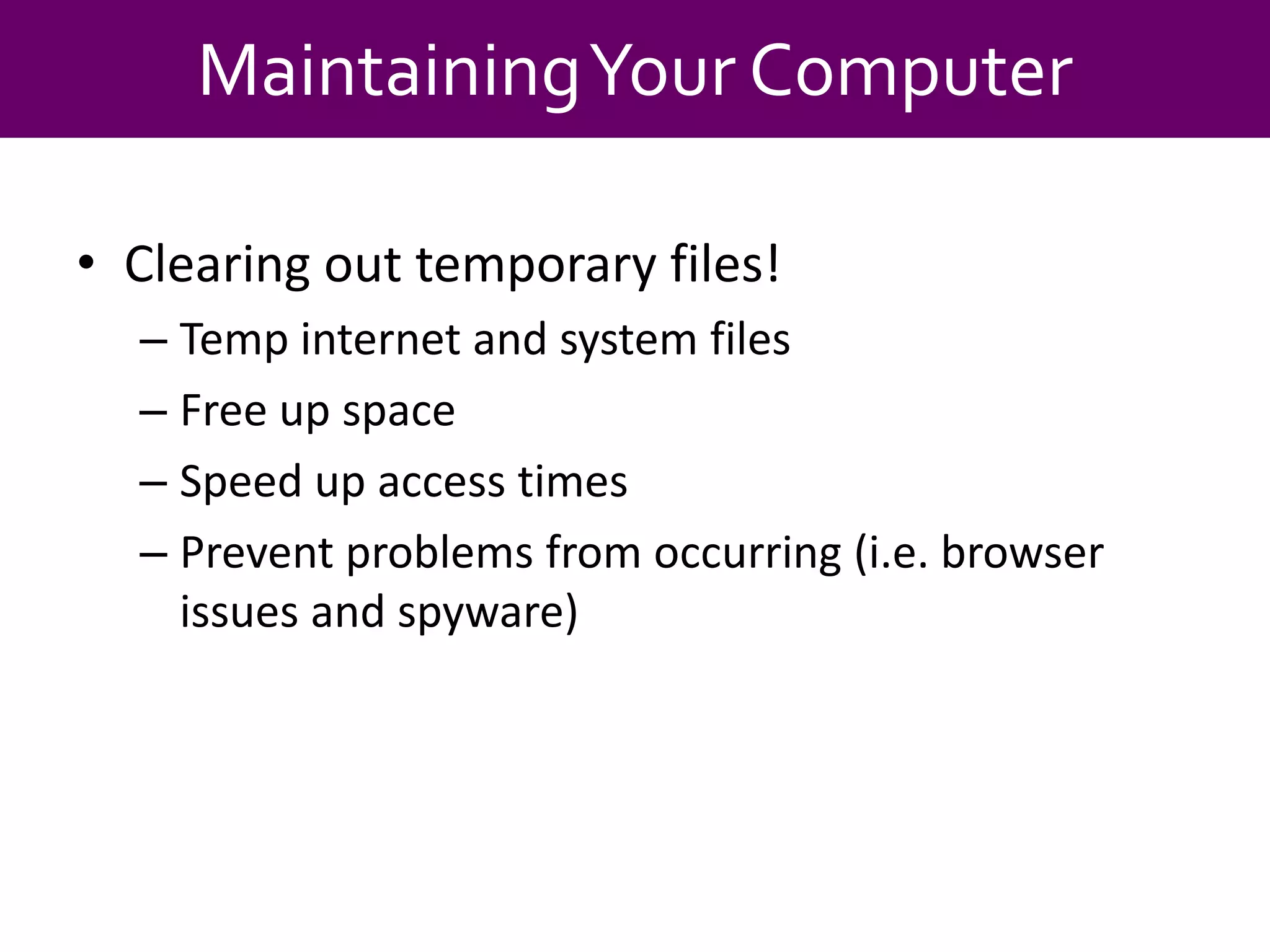 Becoming a Power User