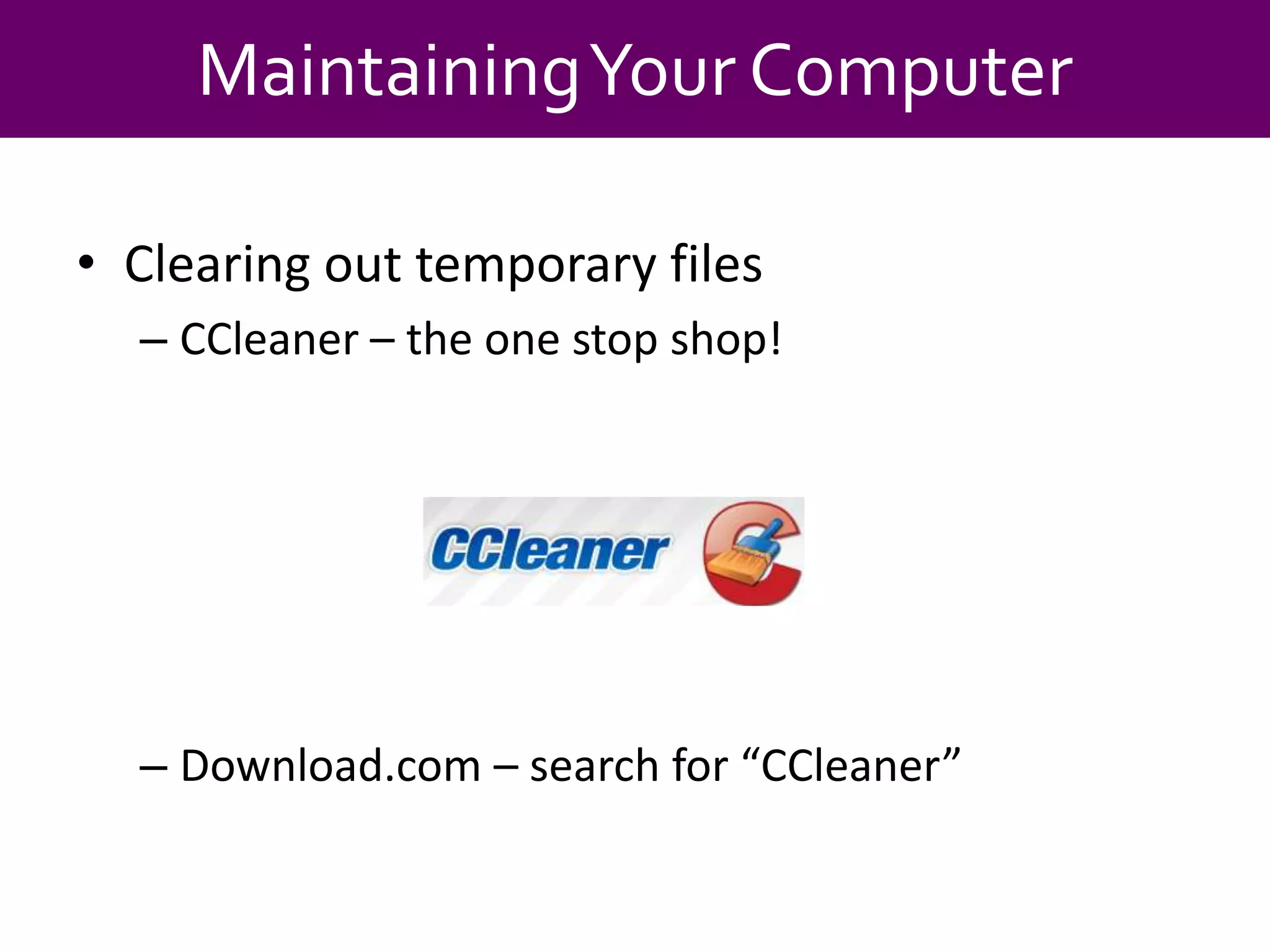 Becoming a Power User
