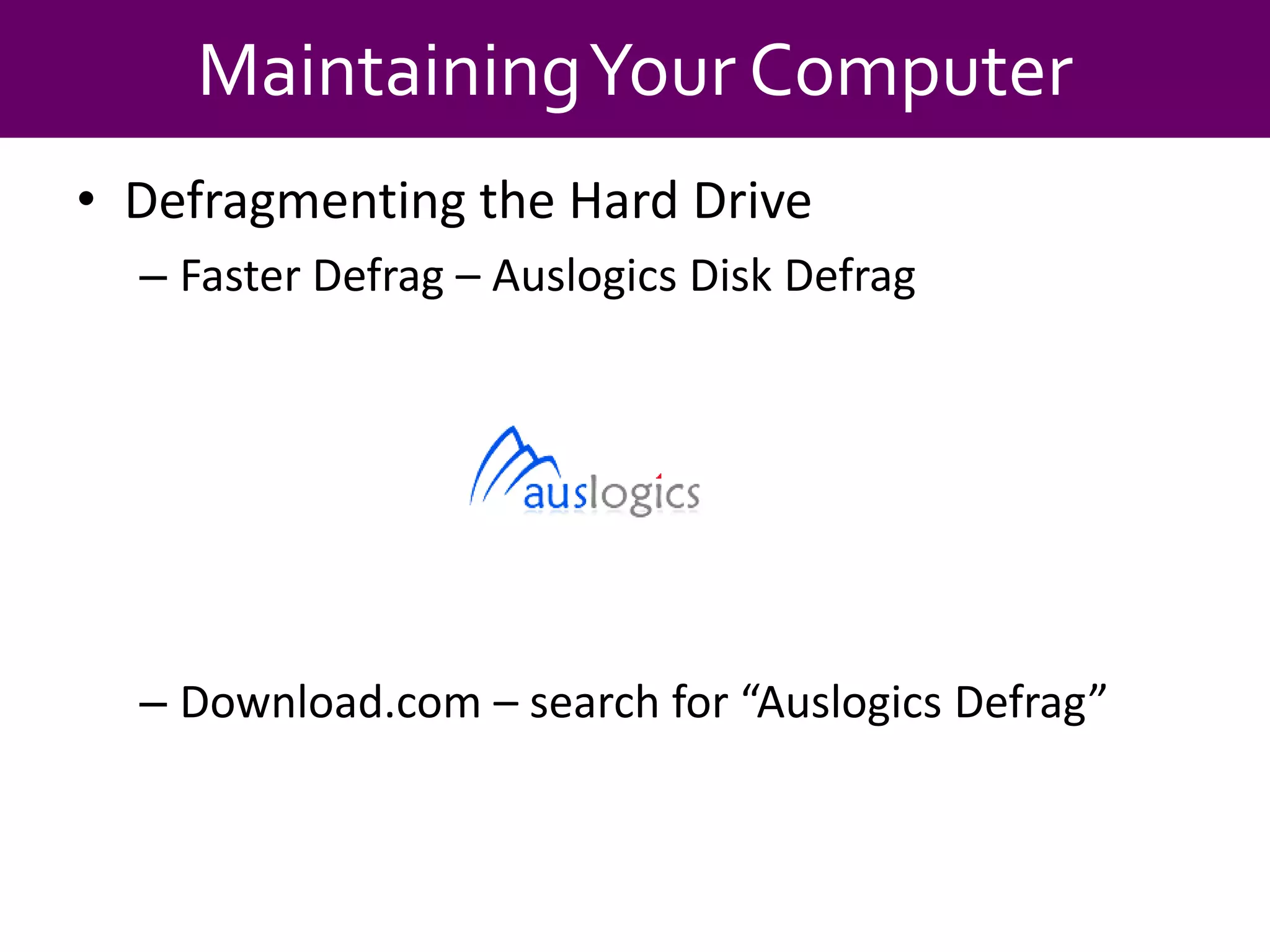 Becoming a Power User