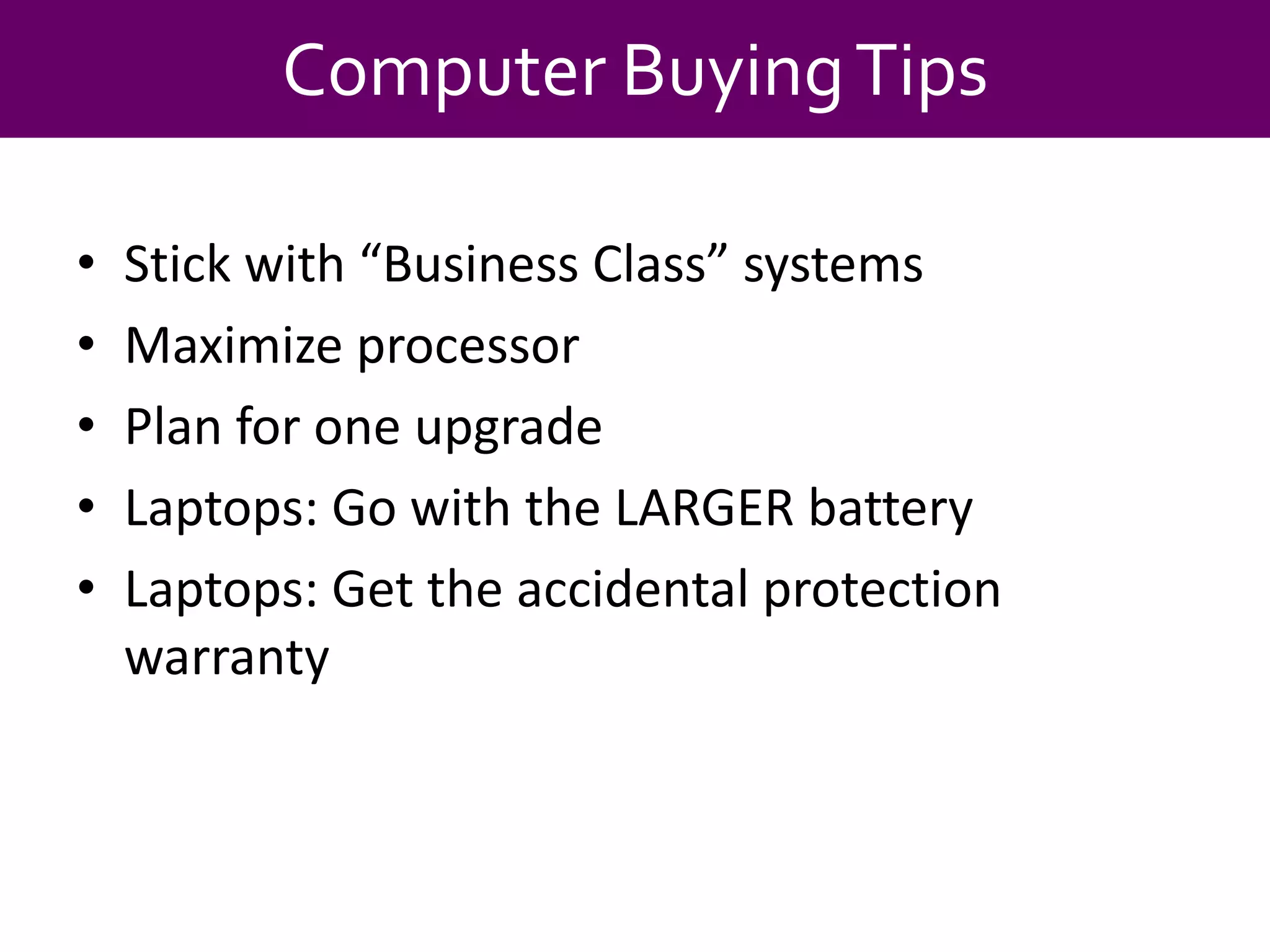 Becoming a Power User