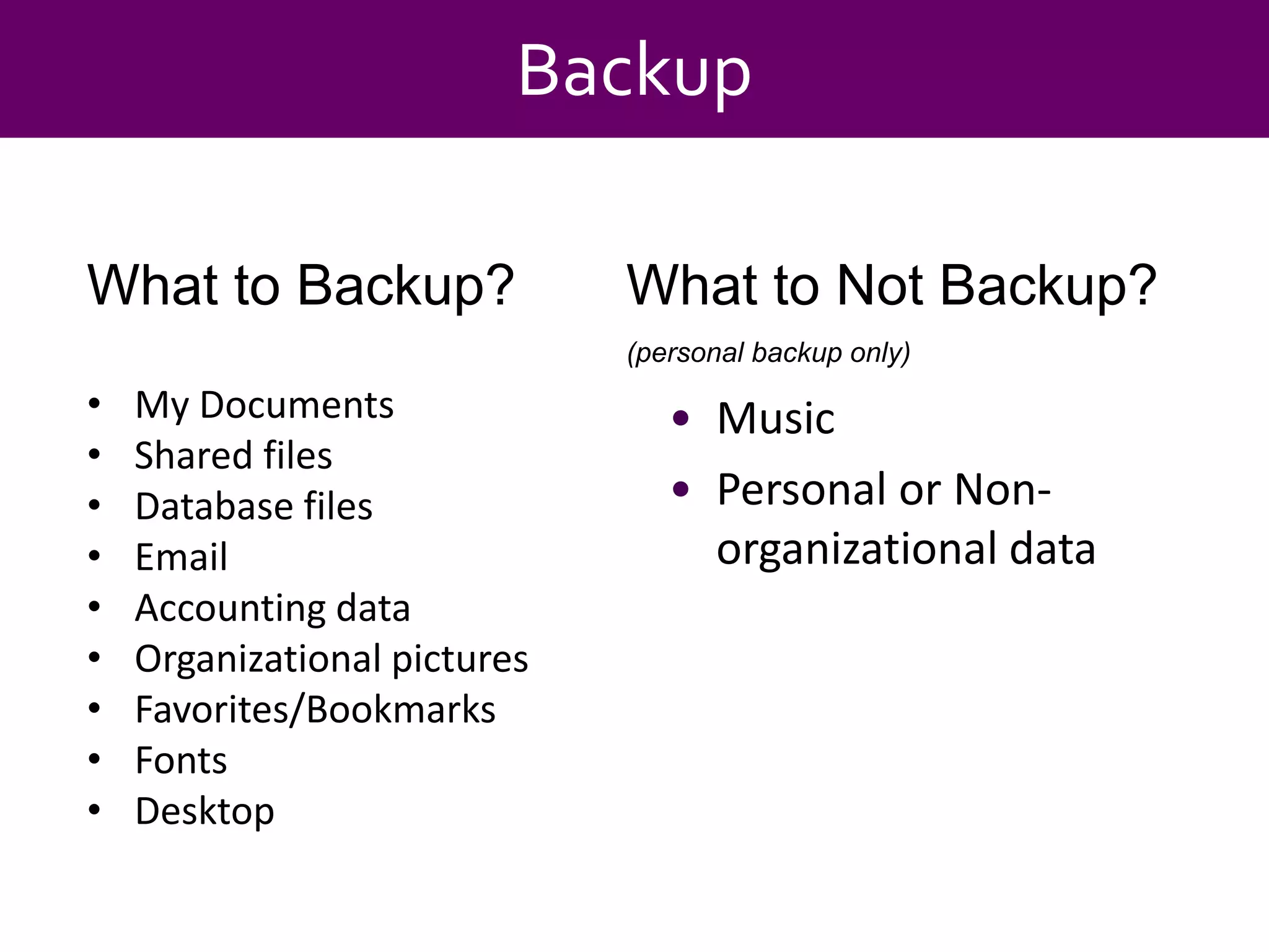 Becoming a Power User