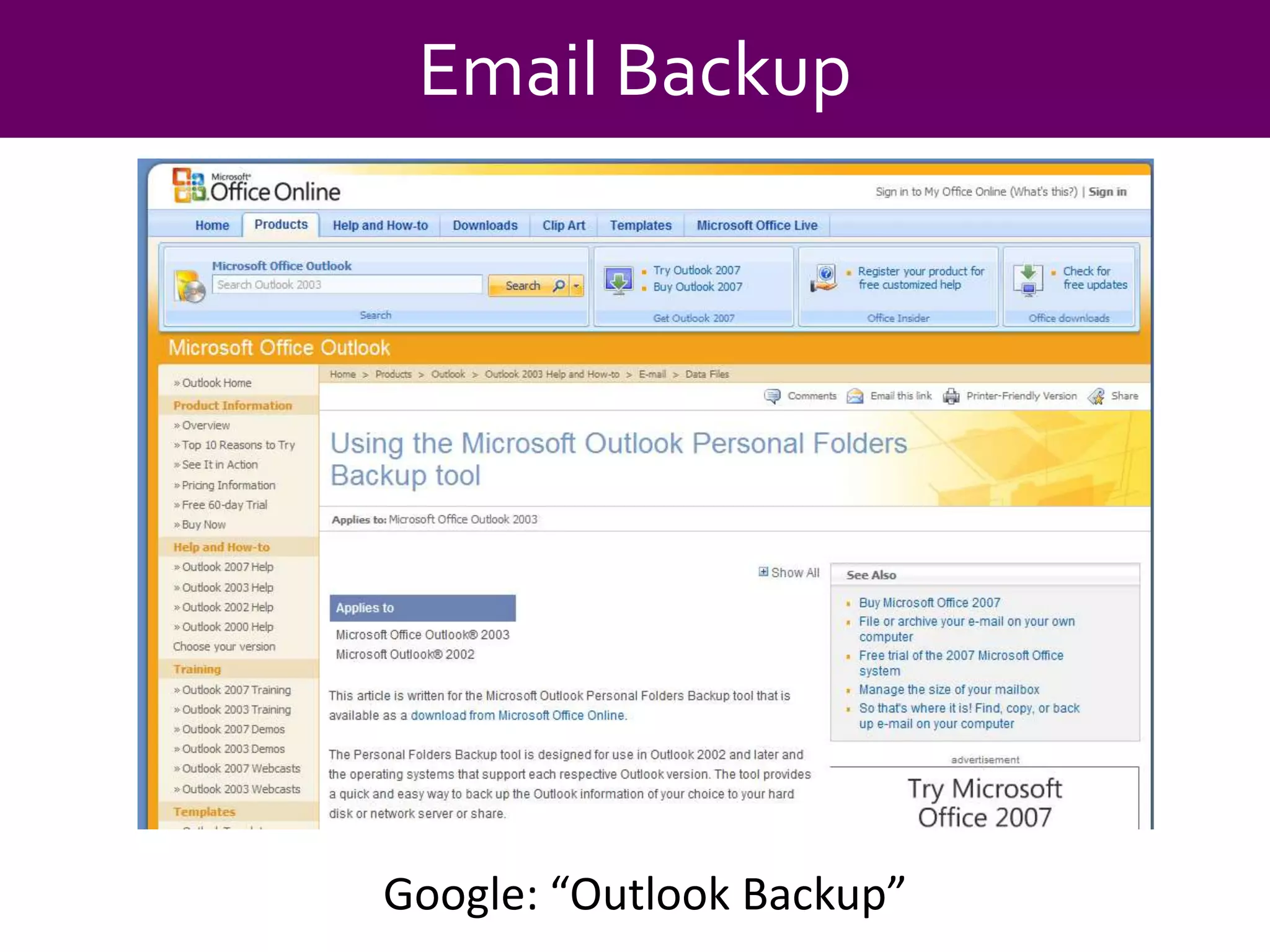 Becoming a Power User
