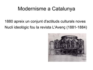 Literatura modernista catalana 