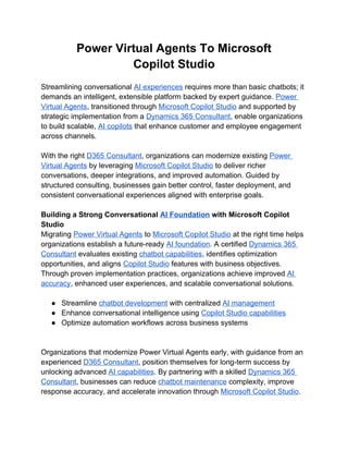 Power Virtual Agents To Microsoft Copilot Studio (1).docx