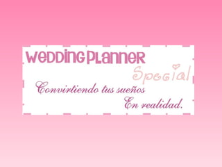 Wedding Planner Special 
